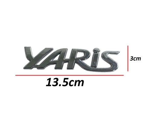 Toyota Yaris 06-18 Arka Bagaj Krom Yaris Yazısı