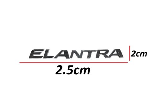 Hyundai Elantra 11-19 Arka Bagaj Krom Elantra Yazısı
