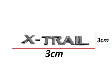 Nissan X-Trail 02-16 Arka Bagaj Krom X-Trail Yazısı