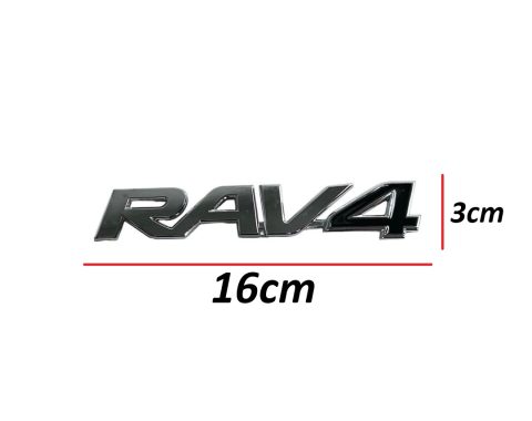 Toyota RAV4 00-12 Arka Bagaj Krom RAV4 Yazısı